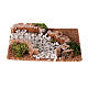 Road section: 90° turn on a dirt road for Nativity Scene with 10-12 cm characters s2