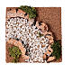 Curva camino de tierra componible piedras 15 cm belén 10-12 cm s3