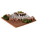 Curve modular dirt road pebbles 15 cm for 10-12 cm nativity scene s6