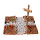 Road section: intersection on a dirt road to Bethlehem for Nativity Scene with 10-12 cm characters s6