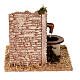 Brick wall fountain for Nativity Scene with 10 cm characters 15x15 cm s3