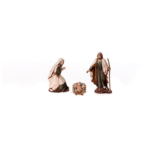 Stable enclosure Nativity Moranduzzo 10 cm 30x60x20 cm style 800 4