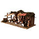 Stable enclosure Nativity Moranduzzo 10 cm 30x60x20 cm style 800 s2