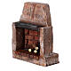 Wood and brick fireplace for Nativity Scene with 10-12 cm characters s2