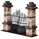 Portal com colunas miniatura para presépio com figuras altura média 10-12 cm s2