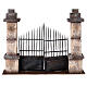 Gate with columns for nativity scene 10-12 cm s1