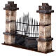 Gate with columns for nativity scene 10-12 cm s2