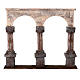 Colunata 2 arcos base de madeira, miniatura para presépio figuras altura média 10 cm s4