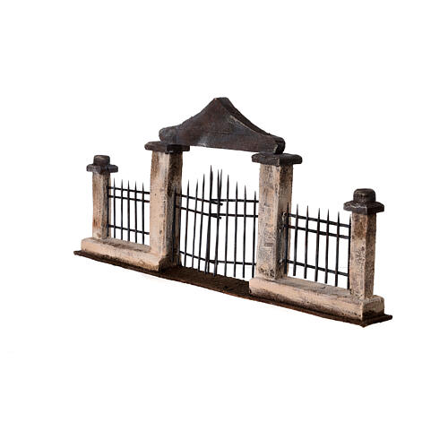 Fixed gate with columns for Nativity Scene with 10 cm characters 3