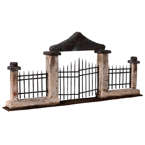 Fixed gate with columns for Nativity Scene with 10 cm characters 4