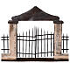 Fixed gate with columns for Nativity Scene with 10 cm characters s2