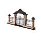 Fixed gate with columns for Nativity Scene with 10 cm characters s3