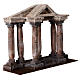 Temple columns on a wood base for Nativity Scene with 10-12 cm characters s3