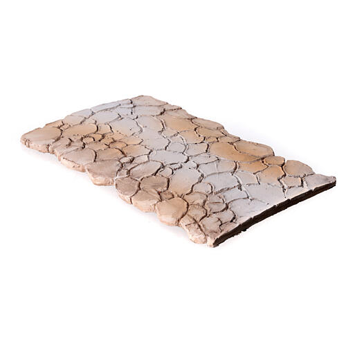 Calle blanca para belén de resina estilo árabe 10 cm 3