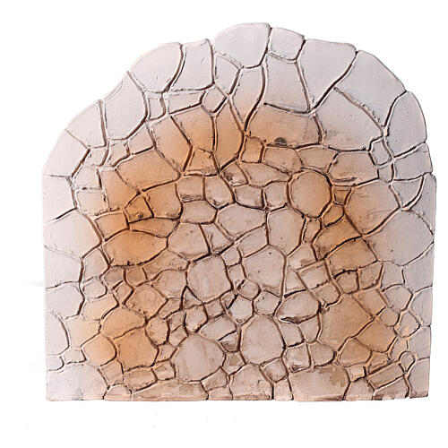 Weiße Platzszene aus Resin im orientalischen Stil 25 × 25 cm – geeignet für 10 cm Krippe 4