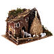 Barn with sheep, nativity scene 8cm 15x20x15cm s3