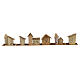 Houses for Nativity Scene with 12 cm characters, set of 6, 8x8x5 cm s6