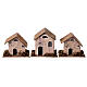 Conjunto 12 casas para presépio com figuras de 12 cm 8x8x5 cm s7