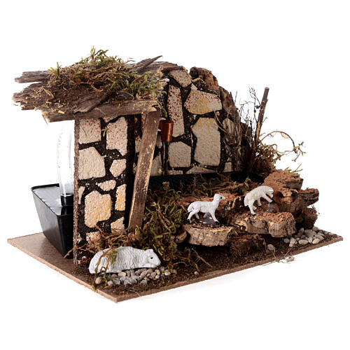 Nativity scene houses 12cm 8x8x5cm 12pc set 13