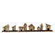 Nativity scene houses 12cm 8x8x5cm 6pc set s1