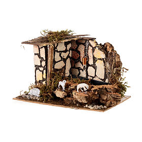 Fountain with pump and animals for 10 cm Nativity Scene 15x20x15 cm