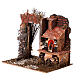 Oven with flame-effect light for Nativity Scene with 10 cm characters 20x20x15 cm s2