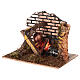 Firecamp with light and pot for Nativity Scene with 10 cm characters 10x15x10 cm s2