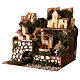 Caserío de varios pisos luces 25x25x20 cm s2