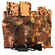 Caserío de varios pisos luces 25x25x20 cm s4