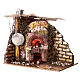 Oven with flame-effect light for 8 cm Nativity Scene 15x15x10 cm s2