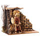 Oven with flame-effect light for 8 cm Nativity Scene 15x15x10 cm s3