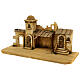 Stable Jerusalem wood for nativity 11 cm 30x70x30 cm s2