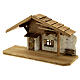 Stable in Nordic style for 12 cm Nativity Scene s2