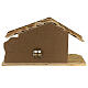 Nordic style nativity stable 12 cm wood s4