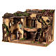 Farmhouse with stable and stairs for 5 cm Nativity Scene 20x30x20 cm s2