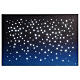 Osada szopka z postaciami sceny Bożego Narodzenia 12 cm, nocne niebo, 70x60x35 s5