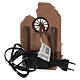 Fountain with wheel, net and pump, for Nativity Scene with 10 cm characters 20x10x15 cm s4