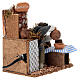 Venditore di vino movimento presepe 8 cm 15x15x10 cm s4