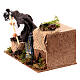 Węglarz, ruchoma scenka do szopki 8 cm, 15x15x10 cm s3