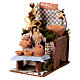 Apple seller, animated Nativity Scene with 8 cm characters, 15x15x10 cm s3