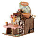 Venditrice di miele movimento presepe 8 cm 15x15x10 cm s2