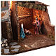 Farmhouse with Nativity stable and fountain for Nativity Scene of 16 cm characters 30x45x30 cm s2