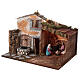 Farmhouse with Nativity stable and fountain for Nativity Scene of 16 cm characters 30x45x30 cm s3