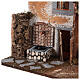 Farmhouse with Nativity stable and fountain for Nativity Scene of 16 cm characters 30x45x30 cm s4