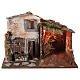 Farmhouse with Nativity stable and fountain for Nativity Scene of 16 cm characters 30x45x30 cm s6