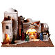 Arabic setting with fountain for Nativity Scene with 12 cm Moranduzzo characters s1