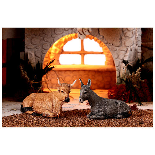 Presepe arabo con fontana presepe Moranduzzo 12 cm 9