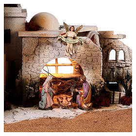 Arab nativity scene with fountain for 12 cm Moranduzzo nativity scenes