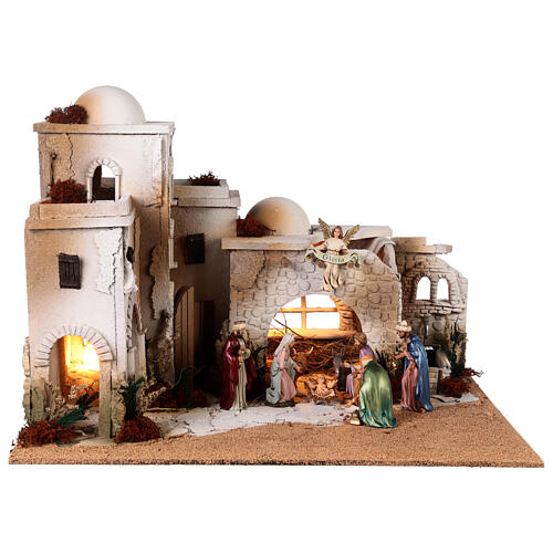 Arab nativity scene with fountain for 12 cm Moranduzzo nativity scenes 1