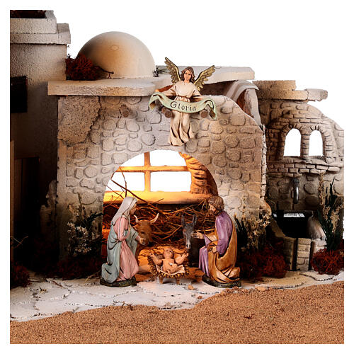 Arab nativity scene with fountain for 12 cm Moranduzzo nativity scenes 2